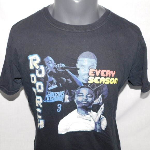 HTF Roddy Ricch Every Season Slaxers Mens L Black Graphic T Shirt - Picture 2 of 9